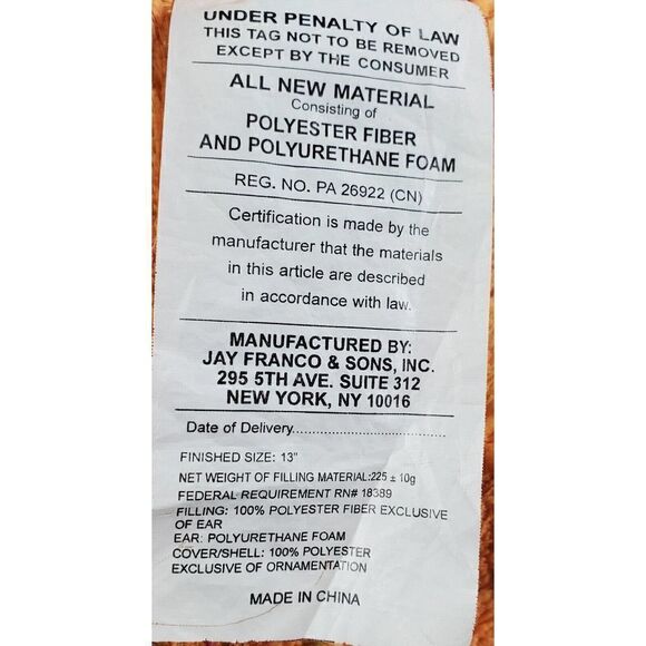 Mushabelly Lion Pillow Snoring Sound Plush Stuffed Animal Toy Yellow Orange 19" - Picture 9 of 10